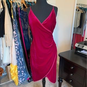 Midi Magenta Dress